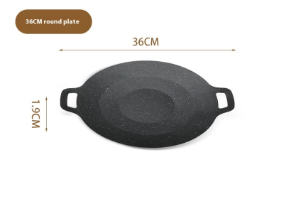 Japanese Medical Stone Barbecue Plate (Japanese Medical Stone Barbecue Plate Size: 36cm)