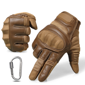 Outdoor Climbing Gloves (Glove Color: Brown2, Gloves Size: L)