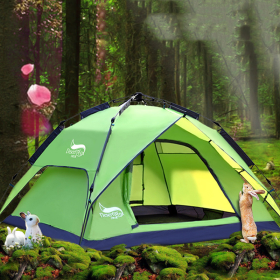 Outdoor Multi-person Automatic Camping Tent (Automatic Camp Tent Color: Fruit Green, Camp Tent Style: Dual Purpose)