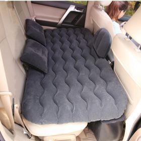 Car Inflatable Mattress Outdoor Tent Folding (Rear Seat Mattress Color: Black)