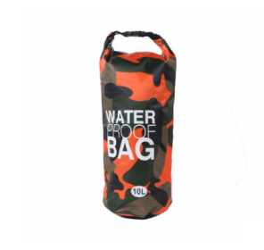 Camouflage waterproof bucket bag (Option: Orange-15L)