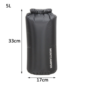 Nylon Light Outdoor Waterproof Skin Pack Waterproof Bag (Waterproof Bags Color: Black, Waterproof Bags Capacity: 5L)