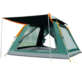 Fully Automatic Camping Tent Rain Proof Multi Person (Tent Color*: Extra Large Silver Glue Green)