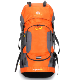 Sports Travel Outdoor Tent Camping Large Capacity (Large Backpack Color: Orange)