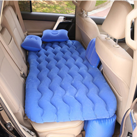 Car Inflatable Mattress Outdoor Tent Folding (Rear Seat Mattress Color: Navy Blue)