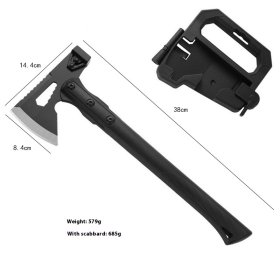 Multi-functional Axe Multi-purpose Camping (Axe & Assessories: MA001 Long Handle)