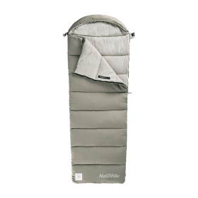 Hooded Cotton Sleeping Bag Double Tent (Hooded Cotton Sleeping Bag Color: Grey, Sleeping Bag Model: M400)