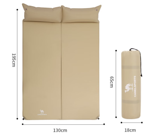 Inflatable Mattress To Make A Floor For Camping (Floor Mattress Color: Gold)