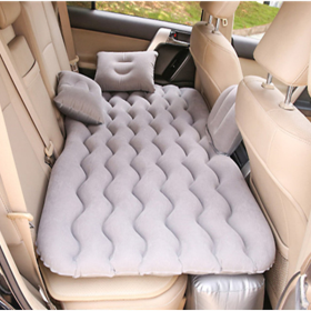 Car Inflatable Mattress Outdoor Tent Folding (Rear Seat Mattress Color: Grey)