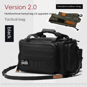 Outdoor Camping Picnic Storage Portable Shoulder Bag (Portable Shoulder Bag Color: Black)