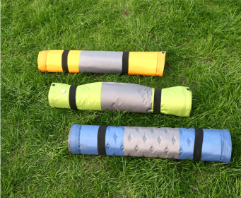 Outdoor Automatic Inflatable Mat Camping Mat (Mat Color: Blue Fight Gray)