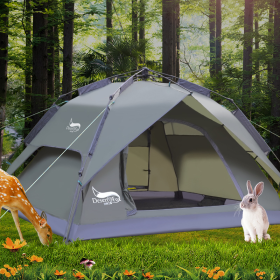 Outdoor Multi-person Automatic Camping Tent (Automatic Camp Tent Color: Army Green, Camp Tent Style: Dual Purpose)