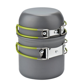 Portable camping cooker stove (Cookware Sets: Green Kettle)