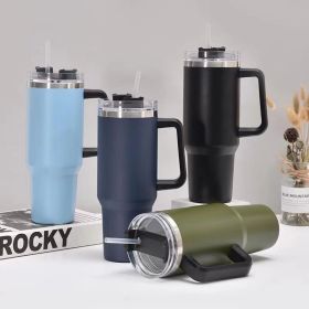 30OZ Stainless Steel Water Bottle Thermal Mug (Table Lamp Color: Light Blue)