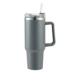 30OZ Stainless Steel Water Bottle Thermal Mug (Table Lamp Color: Grey)