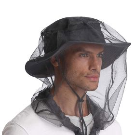 Insect Proof Mosquito Proof Cap; Soft Durable (Cap Color: Black)