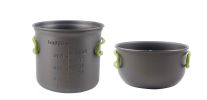 Outdoor Pot Set For 1-2 People Camping Cooker With Cutlery