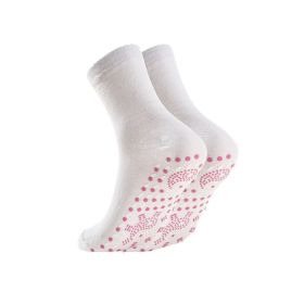 3 Pairs Self Heating Socks Men Women For Camping (Sock Color: White)