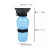 Plastic Dog & Cat Water Bottle Mug 500ml For Outdoor Travel