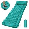 Inflatable Mattress With Pillows, Built-in Inflator Pump