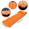 Inflatable Mattress With Pillows, Built-in Inflator Pump