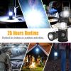 Solar LED Portable Camping Lamp USB Rechargeable, Flashlight