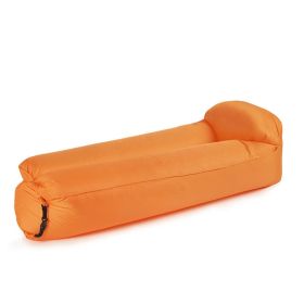 Inflatable Lounger Air Sofa Hammock (Sofa Color: Orange)