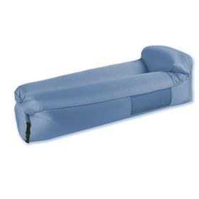 Inflatable Lounger Air Sofa Hammock (Sofa Color: Blue)