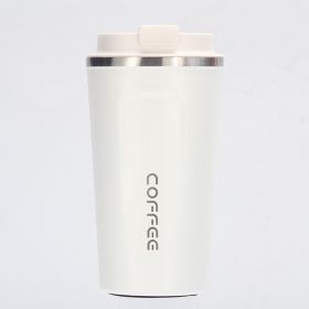 12 oz Stainless Steel Vacuum Insulated Tumbler With Lid (Lantern Color: White)