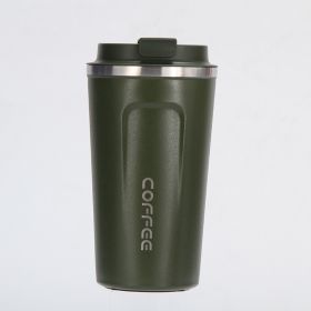 12 oz Stainless Steel Vacuum Insulated Tumbler With Lid (Lantern Color: Green)