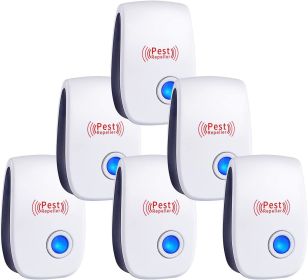 Ultrasonic Pest Repeller 6 Packs Electronic Indoor Plug In (Type: 3PCS)