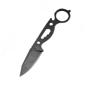 Outdoor Wilderness Survival Small Straight Pocket Knife (Type: Style E, Lantern Color: As pic show)