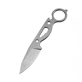 Outdoor Wilderness Survival Small Straight Pocket Knife (Type: Style D, Lantern Color: As pic show)