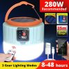 Solar Led Rechargeable Tent Light USB Battery Powered