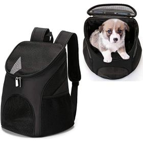 Dog Carrier Backpack Breathable for Small Pets/Cats/Puppies (Army Green: Black)