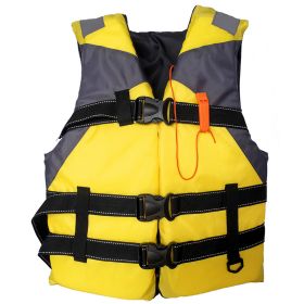 Adult Portable Breathable Inflatable Life Vest (Army Green: Yellow)