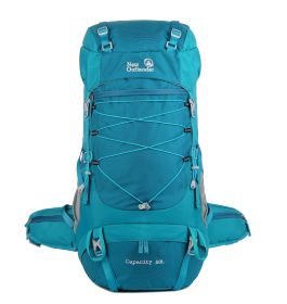 Large Capacity Nylon Backpack For Camping Trips (Army Green: Blue1)