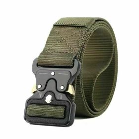 Hunting & Camping Heavy Duty Security Utility Nylon Belt (Type: Belt, Army Green: Green)