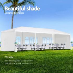 10'x10'20'30' Party Canopy Tent Heavy Duty w/ Removable Walls (size: 10'x30' with 5 Walls)