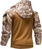 Mens Camouflage Army Tactical Military Long Sleeve Hoodies