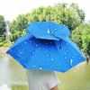 Women Men Folding Sun Rain Cap for Camping Hiking