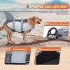 Dog Life Jacket w/ Rescue Handle for Small Medium Large Dogs