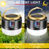 LED Solar Tent Light USB Rechargeable Bulb