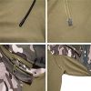 Mens Camouflage Army Tactical Military Long Sleeve Hoodies