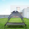 Elevated Outdoor Pet Bed With Removable Canopy Shade