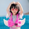 Kids Life Jacket with Angel Wings: Adjustable Safety Buckle