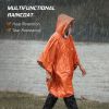 Emergency Rain Poncho Weather Proof Camping Gear