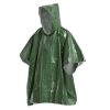 Emergency Rain Poncho Weather Proof Camping Gear