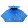 Women Men Folding Sun Rain Cap for Camping Hiking