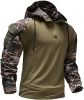 Mens Camouflage Army Tactical Military Long Sleeve Hoodies